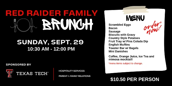 Cover image for Red Raider Family Brunch